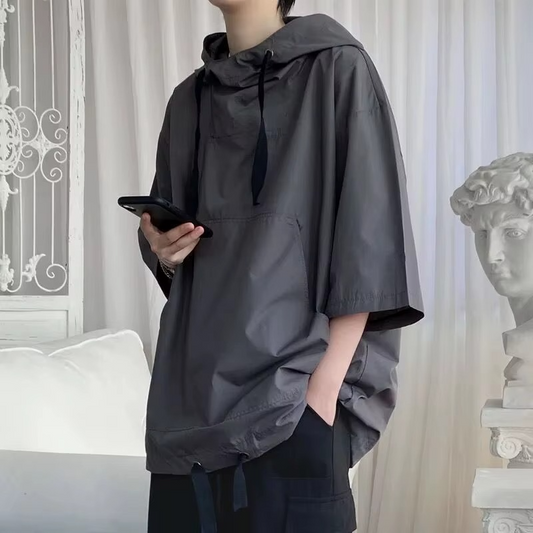 Korean Style Summer Hooded Top