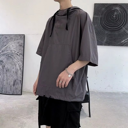 Korean Style Summer Hooded Top